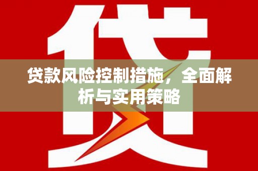 左营贷款风险控制措施，全面解析与实用策略
