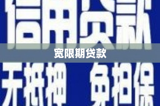 左营宽限期贷款
