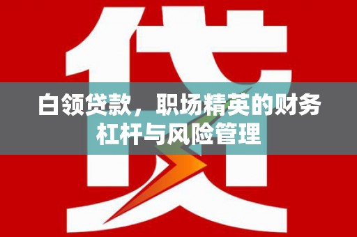 左营白领贷款，职场精英的财务杠杆与风险管理