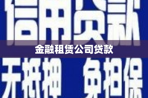 左营金融租赁公司贷款