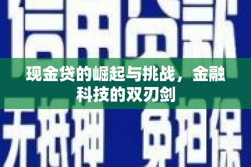 左营现金贷的崛起与挑战，金融科技的双刃剑