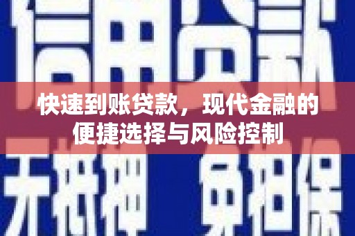 左营快速到账贷款，现代金融的便捷选择与风险控制