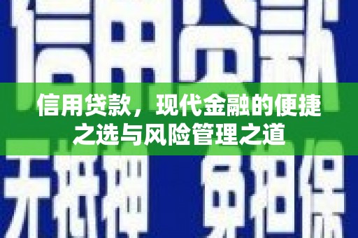 左营信用贷款，现代金融的便捷之选与风险管理之道