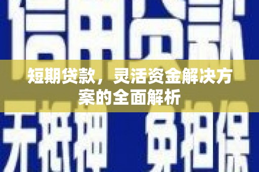 左营短期贷款，灵活资金解决方案的全面解析