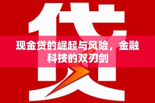 左营现金贷的崛起与风险，金融科技的双刃剑