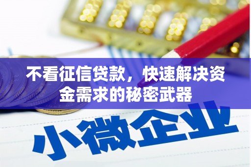 左营不看征信贷款，快速解决资金需求的秘密武器