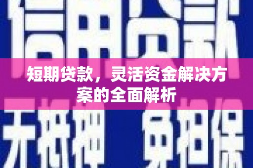 左营短期贷款，灵活资金解决方案的全面解析