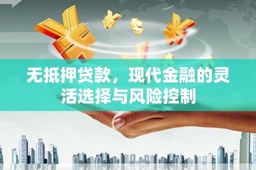 左营无抵押贷款，现代金融的灵活选择与风险控制