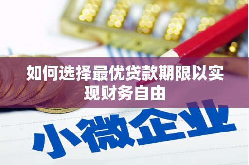 左营如何选择最优贷款期限以实现财务自由