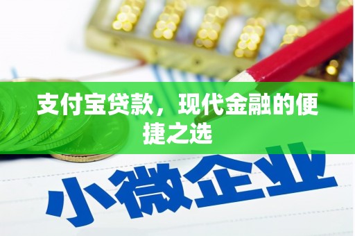 左营支付宝贷款，现代金融的便捷之选