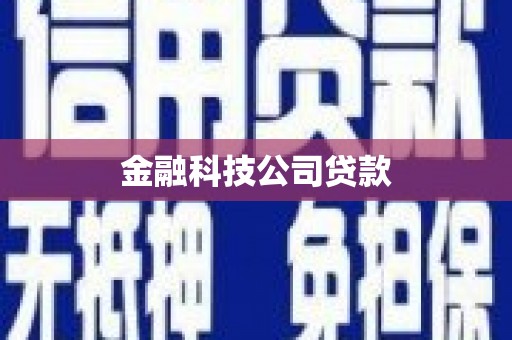 左营金融科技公司贷款