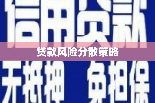 左营贷款风险分散策略