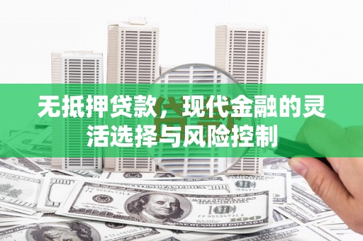 左营无抵押贷款，现代金融的灵活选择与风险控制