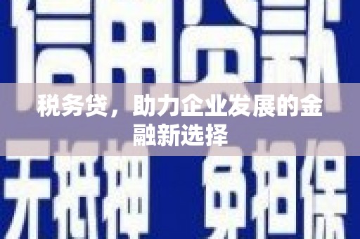 左营税务贷，助力企业发展的金融新选择