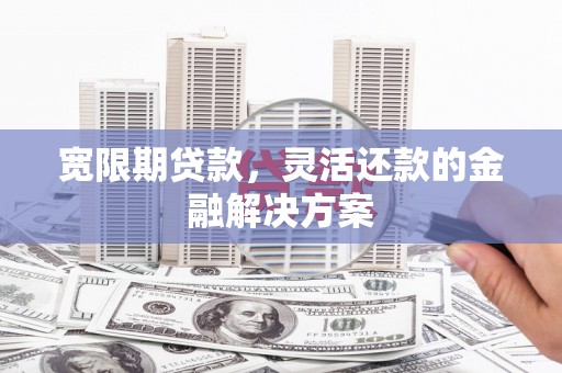 左营宽限期贷款，灵活还款的金融解决方案