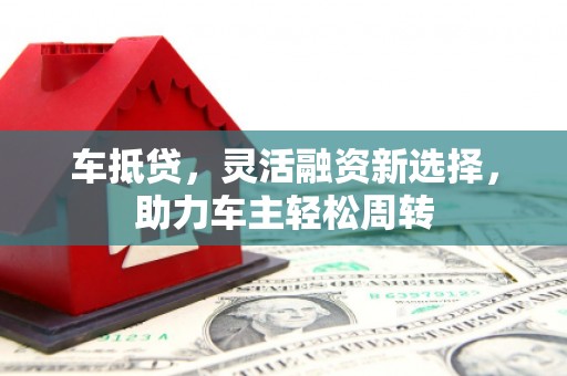 左营车抵贷，灵活融资新选择，助力车主轻松周转
