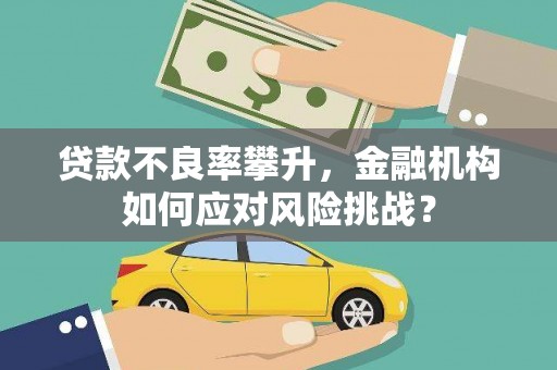 左营贷款不良率攀升，金融机构如何应对风险挑战？
