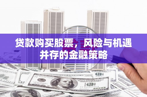 左营贷款购买股票，风险与机遇并存的金融策略
